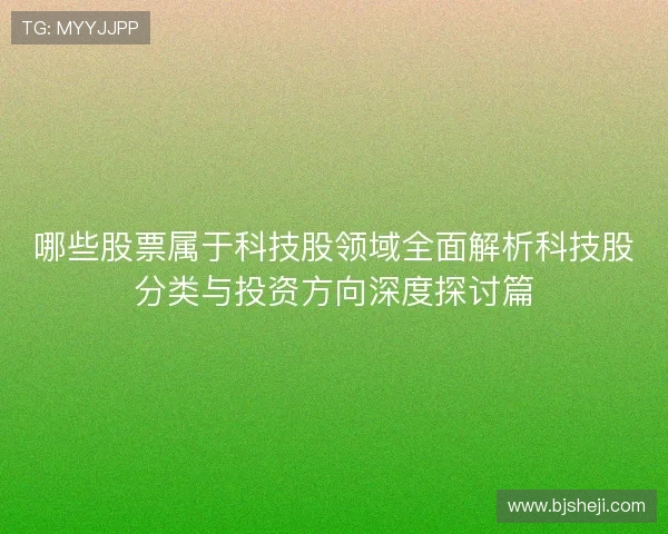哪些股票属于科技股领域全面解析科技股分类与投资方向深度探讨篇